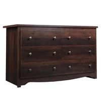 6-Drawer Brown