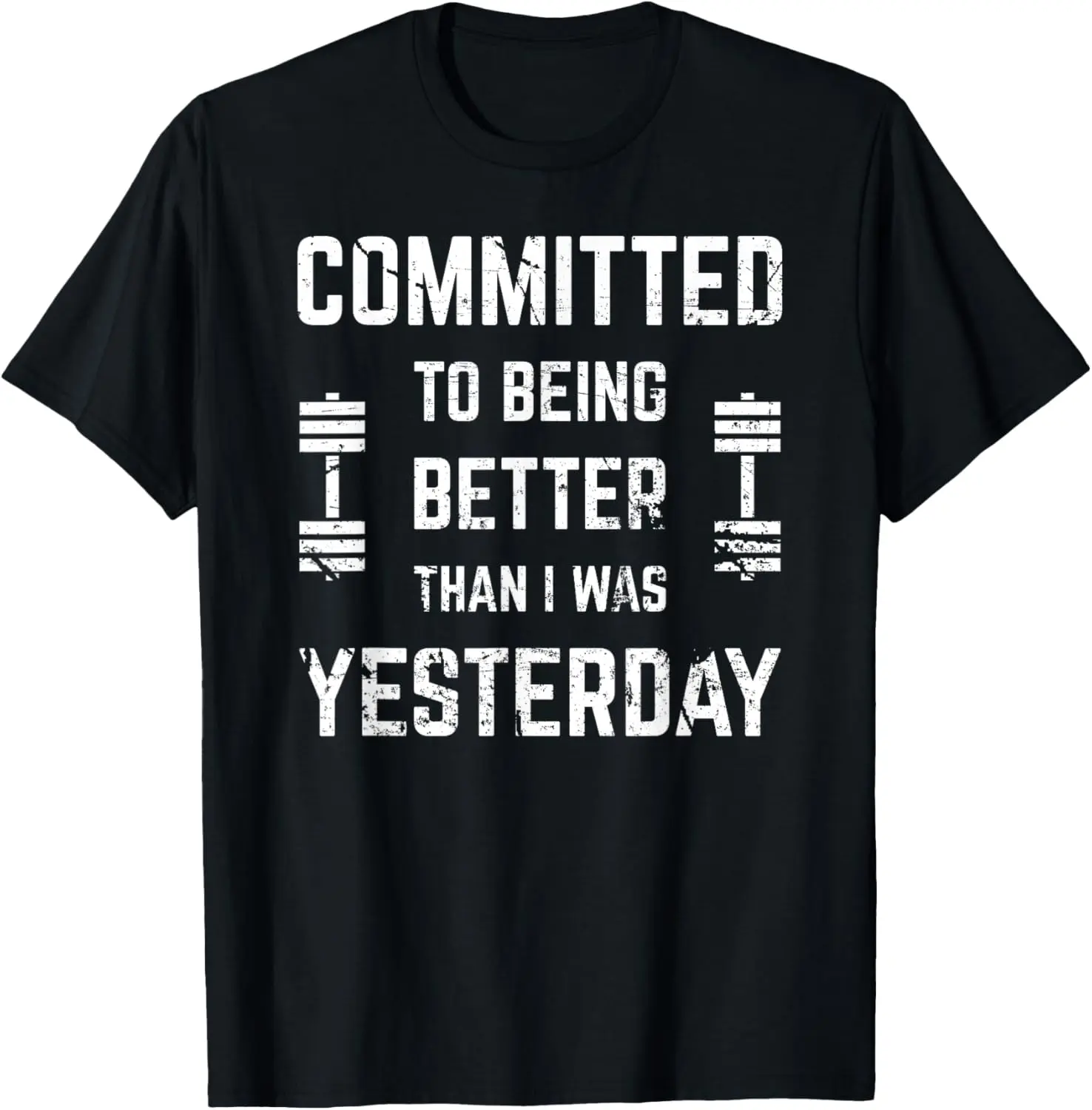 Women's 100% Cotton Crewneck Gym Tee - Athletic Workout Shirt, Cotton Workout Tees, Fitness Top, Everyday Activewear with Motivational Saying for Unisex Gym Use, Athletic Tops, Short Sleeve Tops