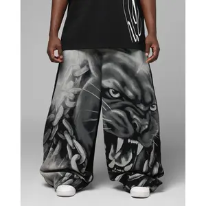 Loiter Airbrush Sweatpants Black