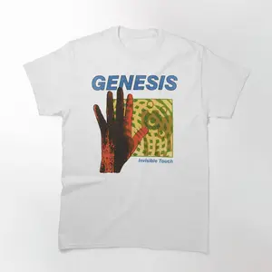 Invisible Touch Retro Genesis T-Shirt - Nostalgic Graphic Tee Celebrating the Iconic Genesis Album