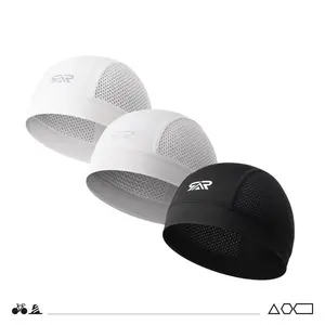 Breathable Mesh Skull Cap,Lightweight Quick Dry Sports Helmet Liner for Men Women, Cooling Cycling Beanies
