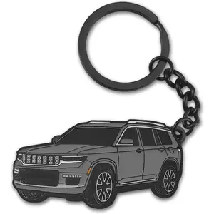 For Jeep Grand Cherokee Keychain，For Jeep Grand Cherokee Accessories 2011-2022，metal Keychain