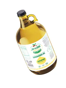 Cold-Pressed Macadamia Cooking Oil – 64oz | Keto, Paleo, Heart-Healthy, High Smoke Point