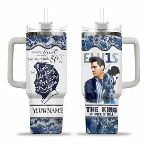 Elvis .P 40oz Tumbler, Custom, Elvis Tumbler