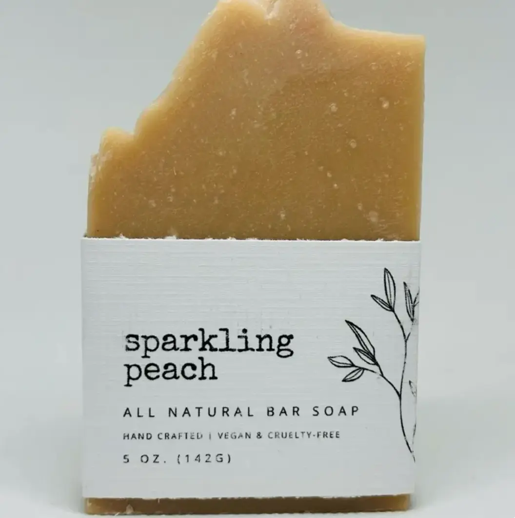 Sparkling Peach Soap Bar Sparkling Peach Soap Bar