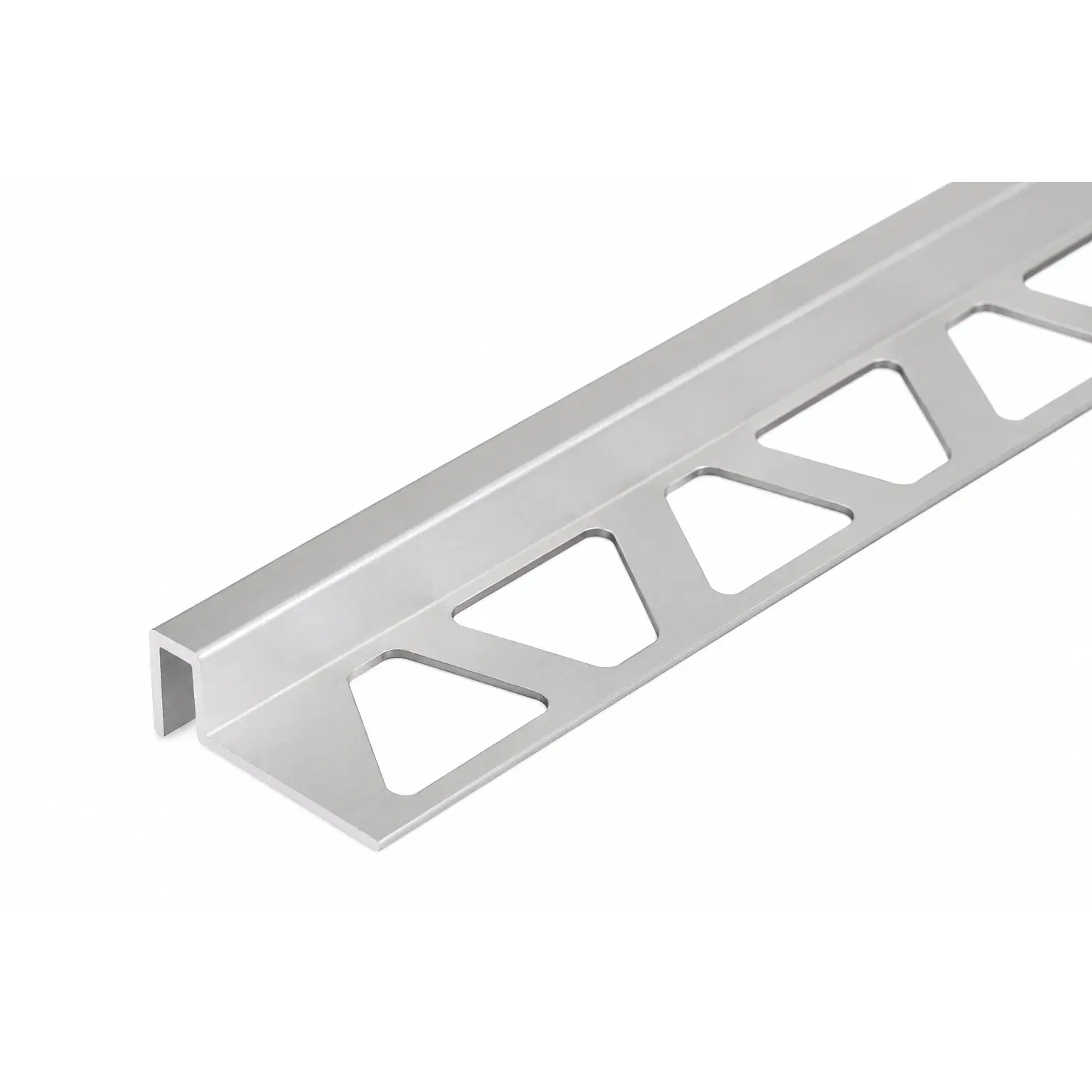 Schluter® SCHIENE Satin Anodized Aluminum 5/16" x 8' 2-1/2" Tile Edging Trim AE80 Spotlight Savings