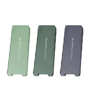 Folding Outdoor Stove Windscreen, 10 Plates Aluminum Camping Stove Windshield with Carrying bag, Lightweight Butane Burner Windshield