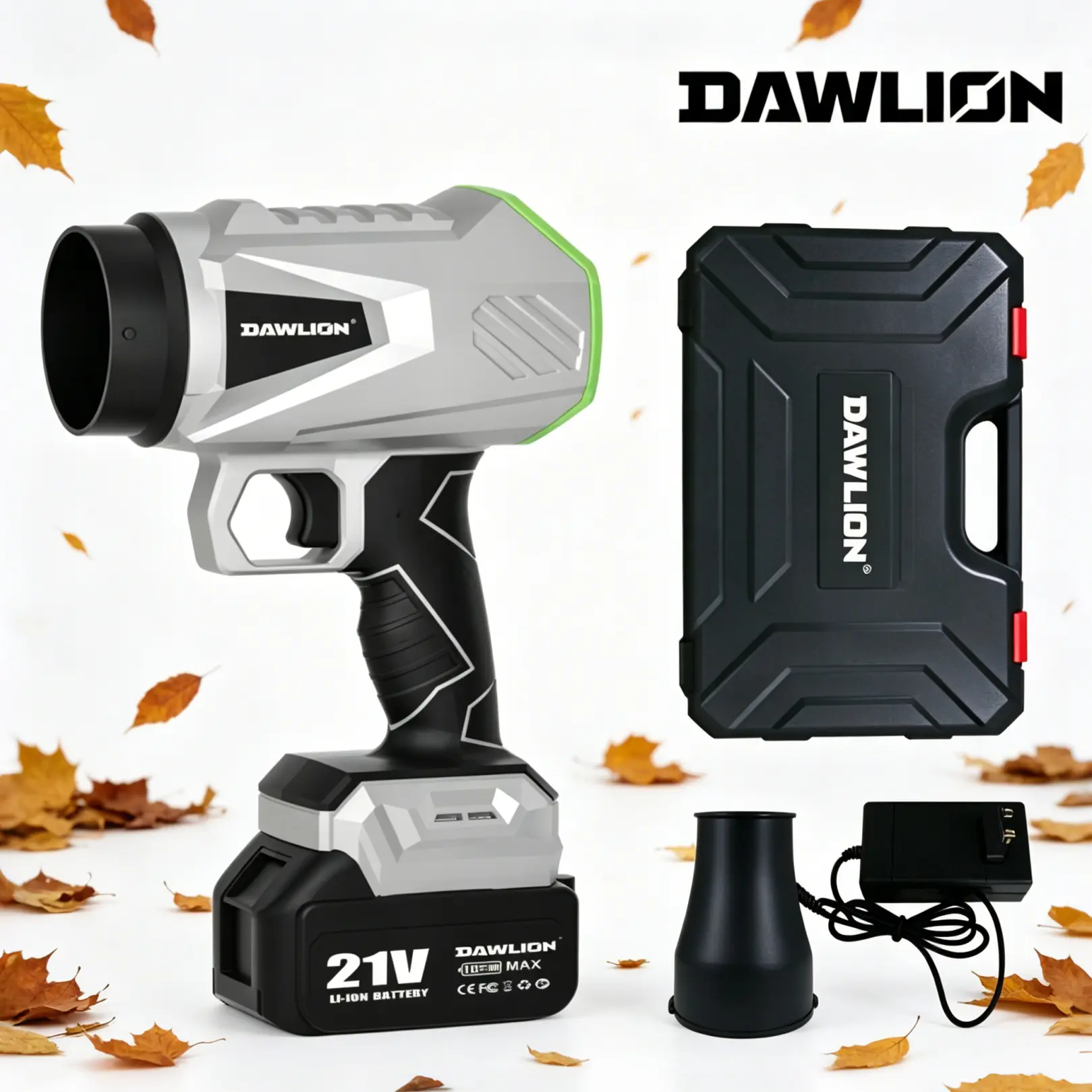 DAWLION Turbo Jet Blower,Leaf Blower, Violent Turbo Fan, Pure Copper Motor,Car Drying After Wash, Handheld Snow Blower,Cordless Turbo Power Air Duster,Home Improve,Garden Mainte Holiday giftsk