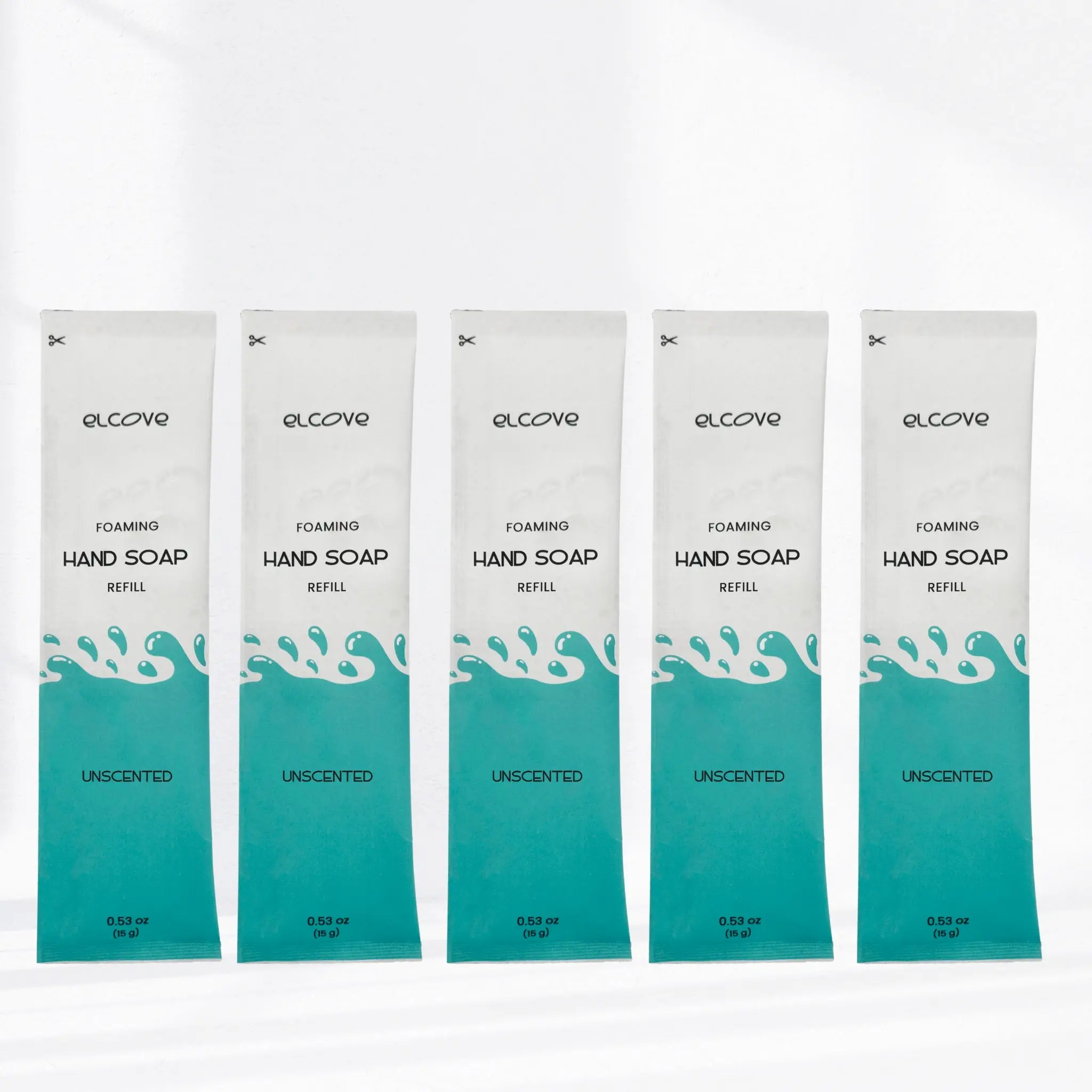 Foaming Hand Soap Refills (Set of 5, 10, or 15 Refills) - Unscented