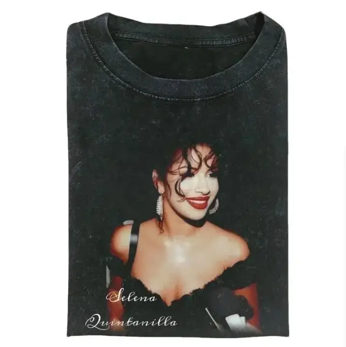 Selena Quintanilla Vintage 90's Graphic Unisex Shirt, Fan Gift Graphic Tee, Gift for Him Her Womenswear Tops