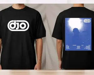 Djo Summer Headlining Tour 2026 2 Sided Graphic Tee Pure Cotton Fabric Casual Crew Neck Short Sleeve T-Shirt Tops Trendy for Women for Men