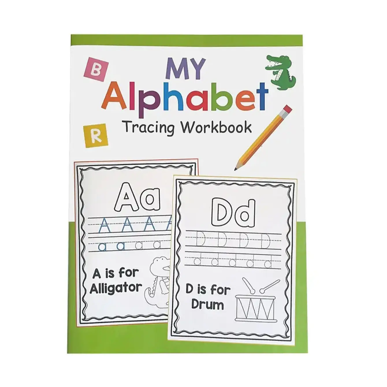 Writing Practice Book, Abc Letter Tracing Workbook, Kindergarten Pen ...