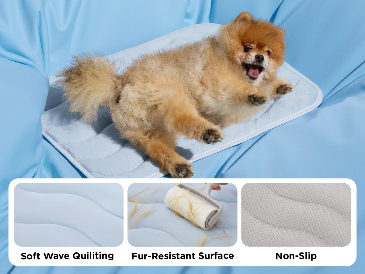 Bedsure Cooling Thin & Thick Mat for Dogs – Q-MAX>0.4 Washable Pet Cooling Pad, No Gel, No Electric, Non-Slip Summer Crate Bed for Large Dogs Bedsure Cooling Thin & Thick Mat for Dogs – Q-MAX>0.4 Washable Pet Cooling Pad, No Gel, No Electric, Non-Slip Summer Crate Bed for Large Dogs