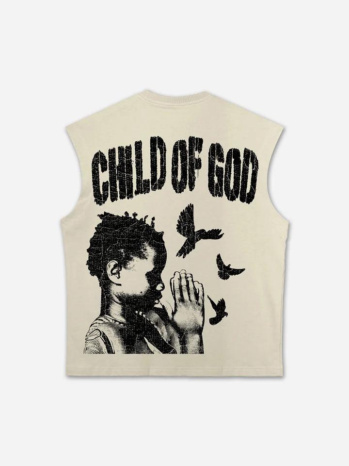 Sopula Studio Men's "Son of God" Peace Prayer Pattern Tank Top