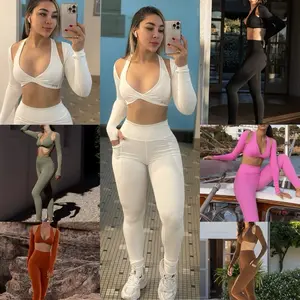 Final sale!! 2 pcs Long Sleeve Active Set - Versatile Active Wear for Women