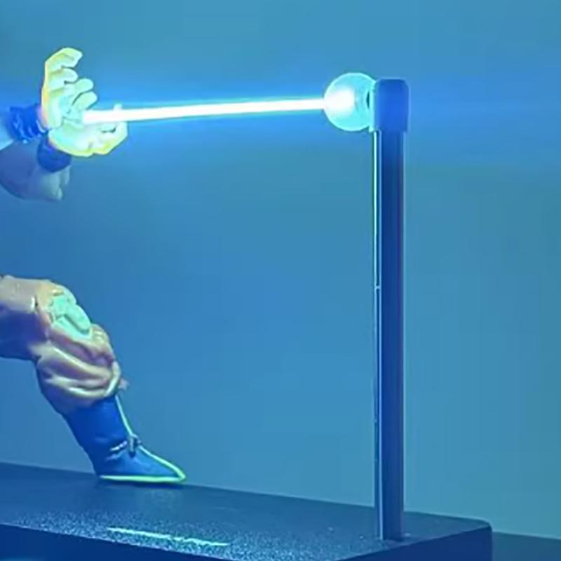 Dragon Ball Fans' Collectible | Energy Wave Magnetic Levitation Nightlight | Premium Action Figure | Unique Home Ambient Decor