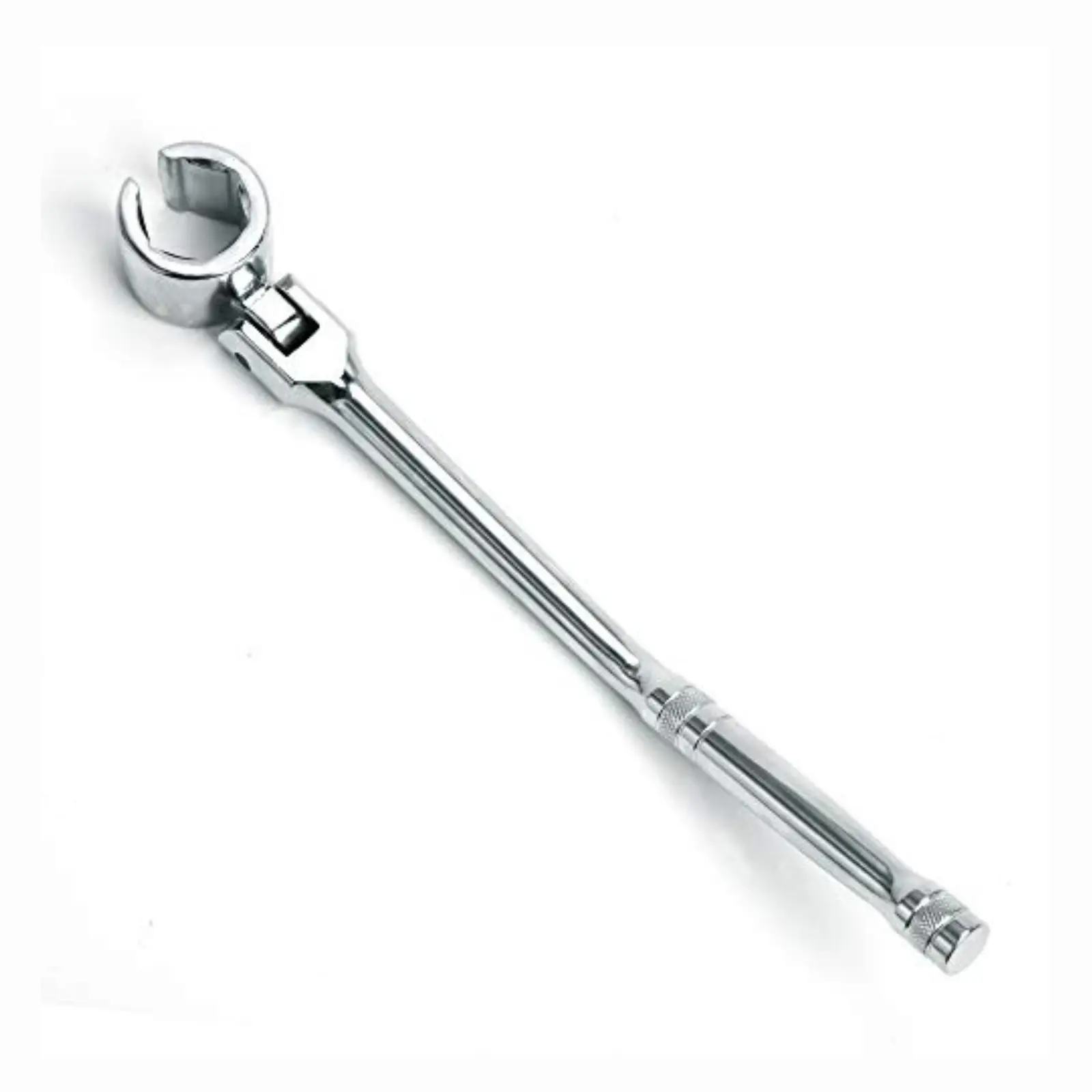 7/8" 22mm Flexible Head Oxygen Sensor Head Wrench, Forged Steel Heavy Duty, 6-Point Socket Head Spanner