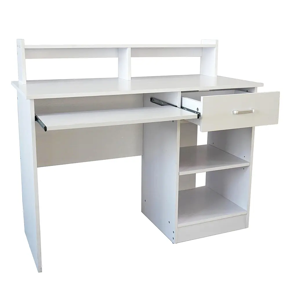 Computer Desk Study Writing Desk, Wooden Home Office Workstation PC Laptop Table with Drawer Shelf Keyboard Tray,Laptop Desk, bedside cabinet Wood console Table, reclining Desk