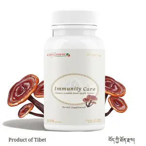 CheezhengHimalaya Reishi Mushroom, Organic Daily Supplement, Immune Support & Longevity, Vegan, Non-GMO, Tibetan Herbal Formula, 120 Capsules