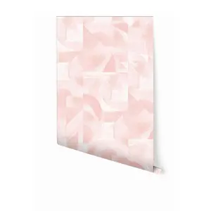 Block Party© Wallpaper in Pink
