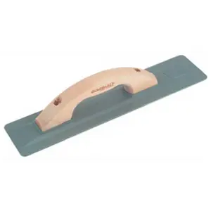 212 MAIN 16 x 3.5 in. Angled End Float, Magnesium Construction, Rounded Edges, Wood Handle