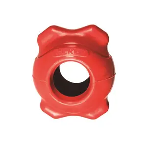 212 MAIN Hero Dog Natural Rubber Treat Toy - 2 in. Small Size, Chewing Nubs, for Interactive Play