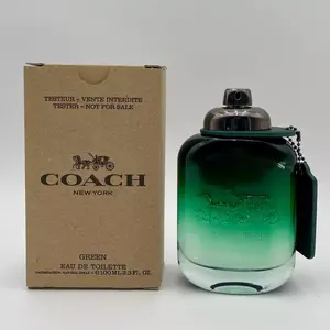 Coach Green by Coach for Men TESTER Eau de Toilette 100ml Fresh Masculine Scented Fragrance with Kiwi Bergamot Rosemary Geranium Cedar Moss Notes