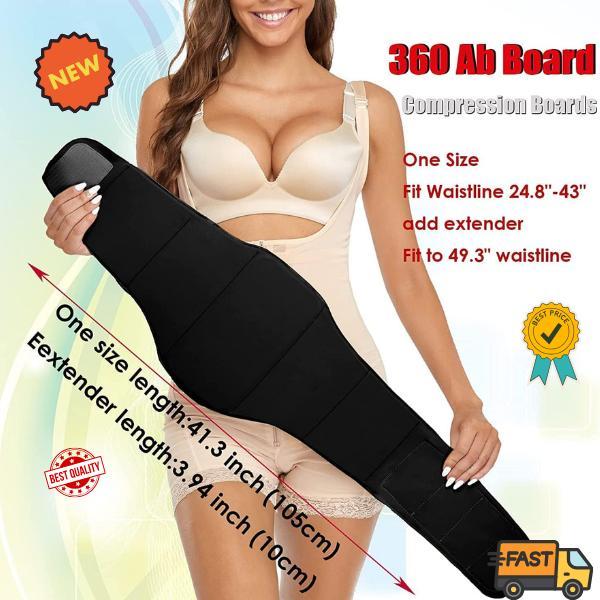 360 Lipo Foam Ab Board Post Surgery Liposuction Abdominal Compression Boards Belly Wrap Lipo Recovery Waist Cincher Basic