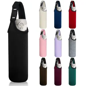 Durable Rubber Water Bottle Protector Case, Flexible Design for 18-20oz Bottles, Multiple Colors Available, Drink Protector, Ca Prop 65 Compliant