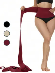 Women's Colombian Quick Snatch Waist Trainer, Velcro Adjustable Bandage Cincher with Targeted Tummy Control, High Compression Shapewear Offers Lumbar Support, Undetectable Minimalist Design Sculpts Hourglass Silhouette, Ideal for Daily & Gym Wear