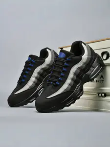 Unisex Multi-Color Versatile Air Cushion Sports Casual Shoes: Light Trendy Sports Style, Multi-Color Block, Air Cushion Structure, Mesh & Stripe Details. Ideal for Daily Social & Sports Styling