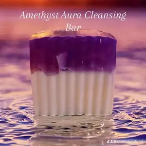 Amethyst Aura Cleansing Body Bar Soap Body Care Body Wash Gentle