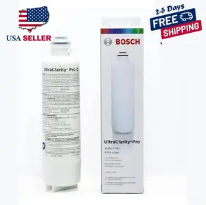 2 Pack Bosch UltraClarity Pro Water Filter BORPLFTR50/BORPLFTR55 WFS200MF/WFS210MF Refrigerator Water Filter