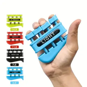 4 finger strength trainer - enhance the forearm and hand strength, enhance music performance ability, master rock climbing skills and relax.Portable finger strength trainer for two-way finger training, five-finger rehabilitation trainingRAIMENTRY