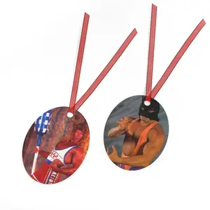 Heavy Metal Wrestler Ornaments