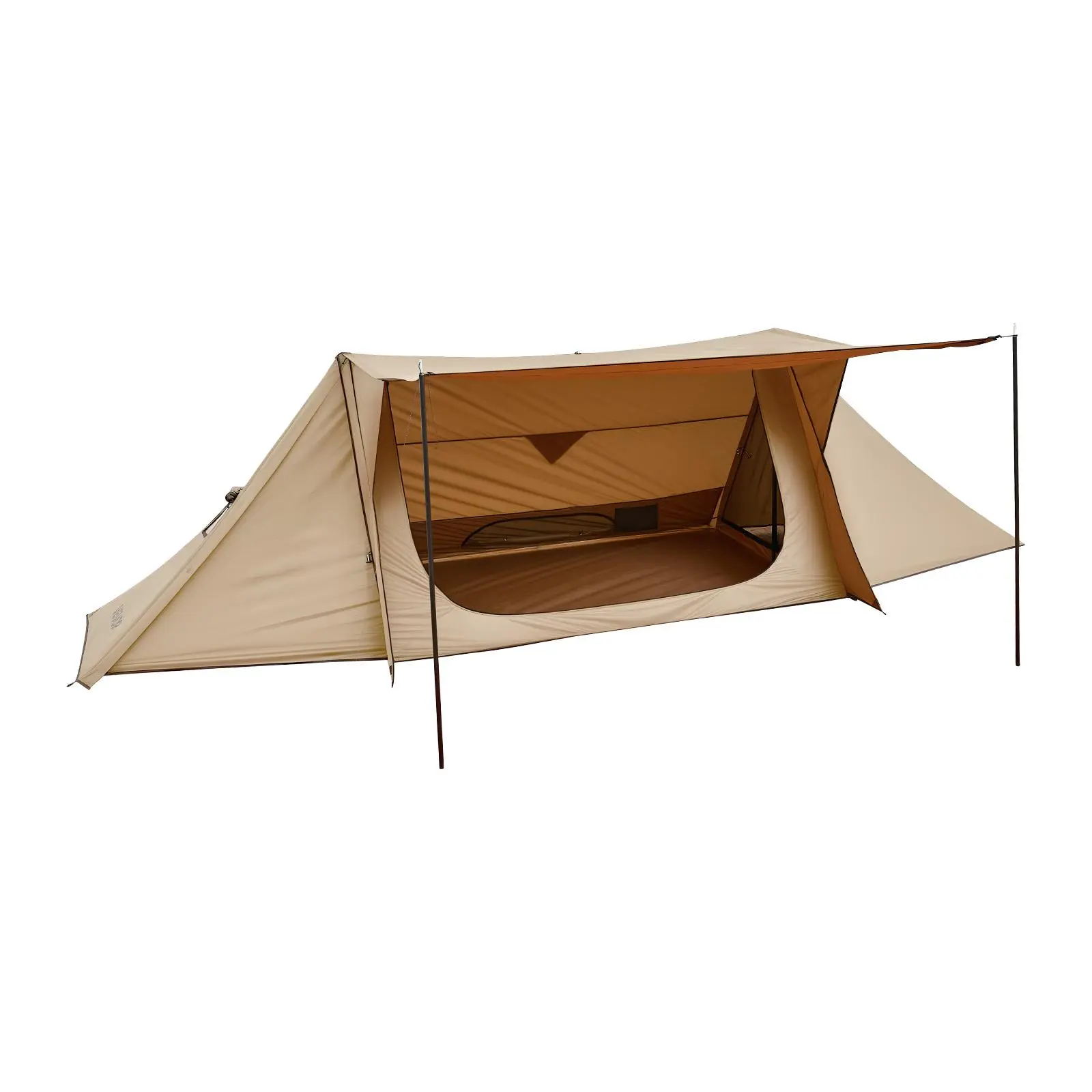 【SummerFinds】VEVOR Camping Hot Tent, Lightweight Bushcraft Tent with Stove Jack & 2 Tarp Poles, Waterproof Winter Hot Tents Shelters, Portable 4 Season Tents for 2 Persons Hiking Fishing Hunting Backpacking
