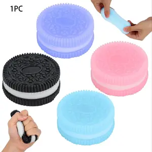 Biscuits Shaped Squeeze Toy, Stress Relief Toy, Funny Pinching Biscuits Simulation Toys, Ultra-soft Decompression Venting Toy, Squishy Fidgets