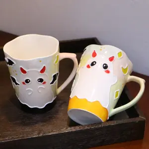 Halloween Limited Handmade Ceramic Ghost Cup