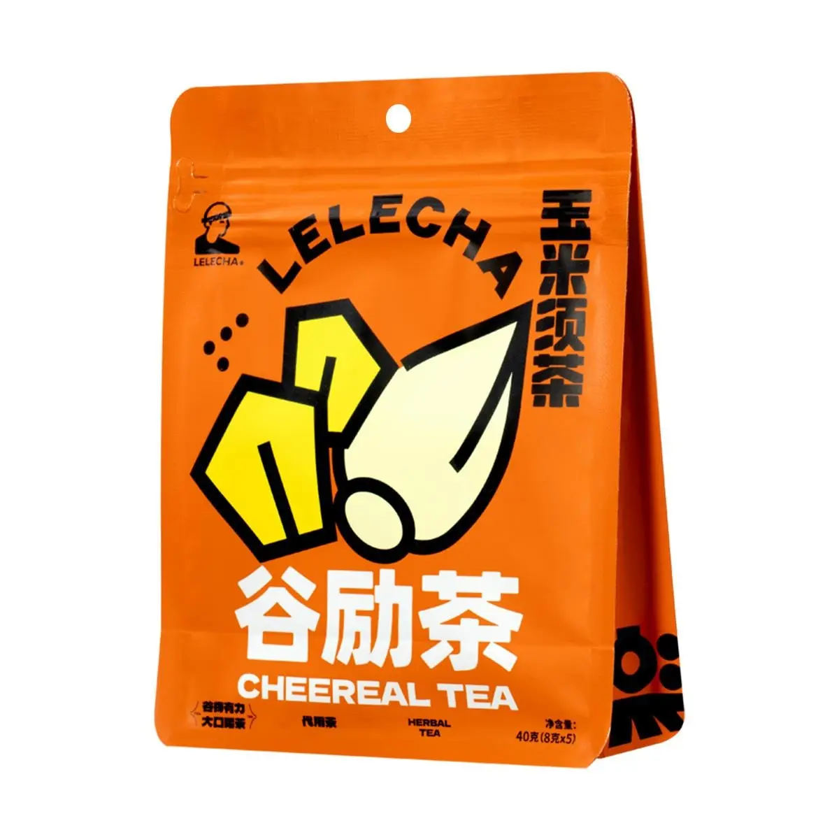 LELECHA Corn Silk Tea Bags - 5bags per Packs, 40g | Natural Antioxidant & Anti-inflammatory Herbal Tea for Wellness & Detox
