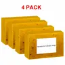 4PCS Handmade Ginger-Infusion Turmeric Bar Soap - Radiant Brightening Lemon Soap for Face & Body, Anti-Acne Dark Spot Care, Hydrating Refreshing Bath Product for Women & Men, Back to School Item