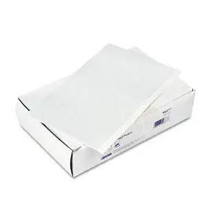 Self-Adhesive Vinyl Pockets 5 x 8. Clear Front/White Backing 100/bx, 100 Pieces, Document Storage, Peel-And-Stick, Size 5X8"