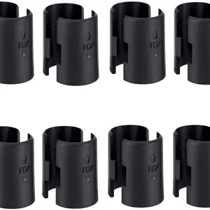 Wire Shelving Shelf 12 Pairs Lock Clips 3/4 Inch Post Shelving Sleeves Replacements Wire Shelving System