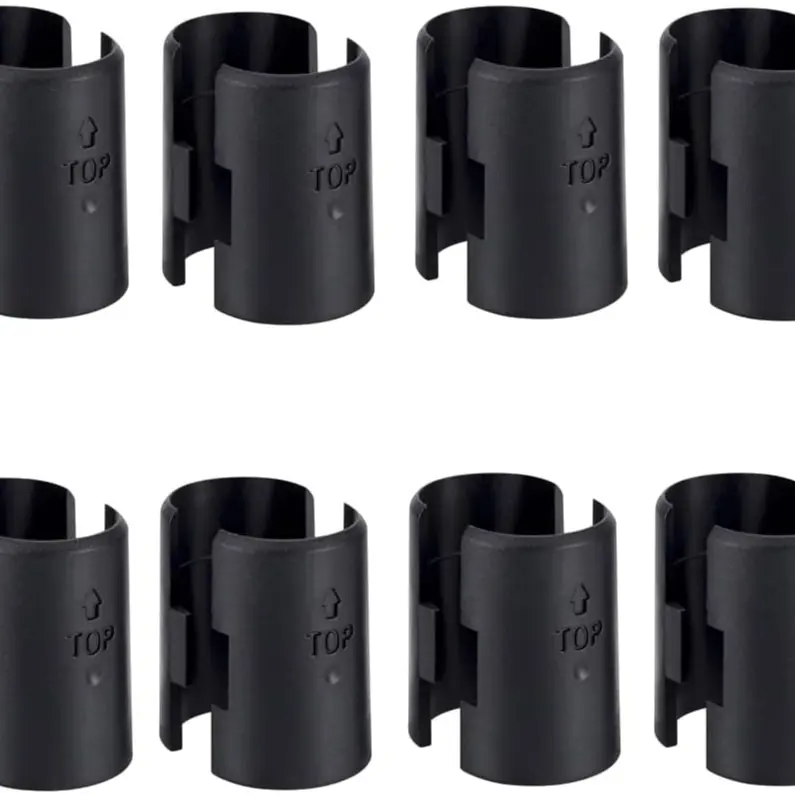 Wire Shelving Shelf 12 Pairs Lock Clips 3/4 Inch Post Shelving Sleeves Replacements Wire Shelving System
