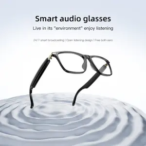 Smart Glasses with Integrated Microphone/speaker and HD Music, Unisex Smart Audio Glasses for Driving, Travel, Office, Hands-Free Calls, Wireless Audio Glasses