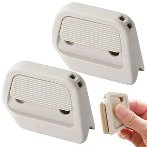 Magnetic Ceramic Box Cutter Set, Automatic Retractable Mini Knife, Foldable Paperboard Blade, Portable Safety Packaging Opener, Fridge Magnet Design, Cardboard Cutter