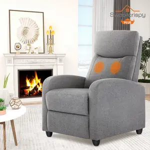 【Super Sale】Modern Massage Recliner Chair for Living Room, Adjustable Home Theater Sofa with Padded Seat Backrest for Christmas Gifts