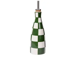 Vaisselle x REVOLVE Oily Baby Oil Pourer in Green Checkerboard