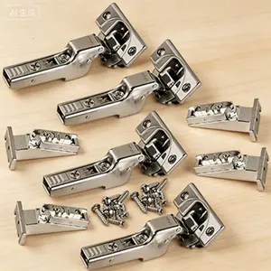 Soft-Close Face Frame Hinges, 110 Degree Self-Closing, Inset Cabinet Hinges with Mounting Plates, 4-Pack, No Glue Needed for Installation, Reusable Hardware for Smooth Quiet Closing