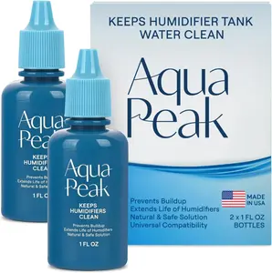 Berkland Humidifier Drops for Clean Tanks [2-Pack] | 400+ Uses | Food Grade Cleaner | Made in USA