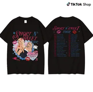 Vintage #Sabrinapenter T-Shirt – "Short N' Sweet Tour", Retro 90s Bootleg Style Hoodie & Sweatshirt